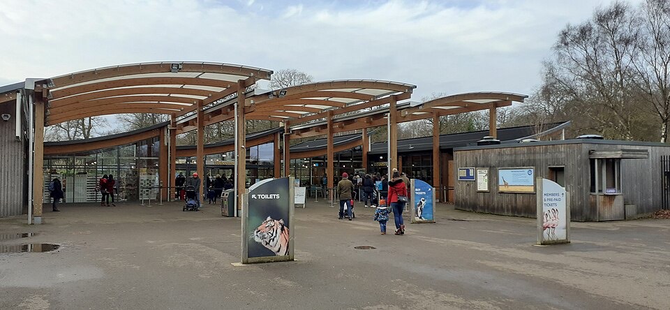 ホィップスネイド野生動物園の外観